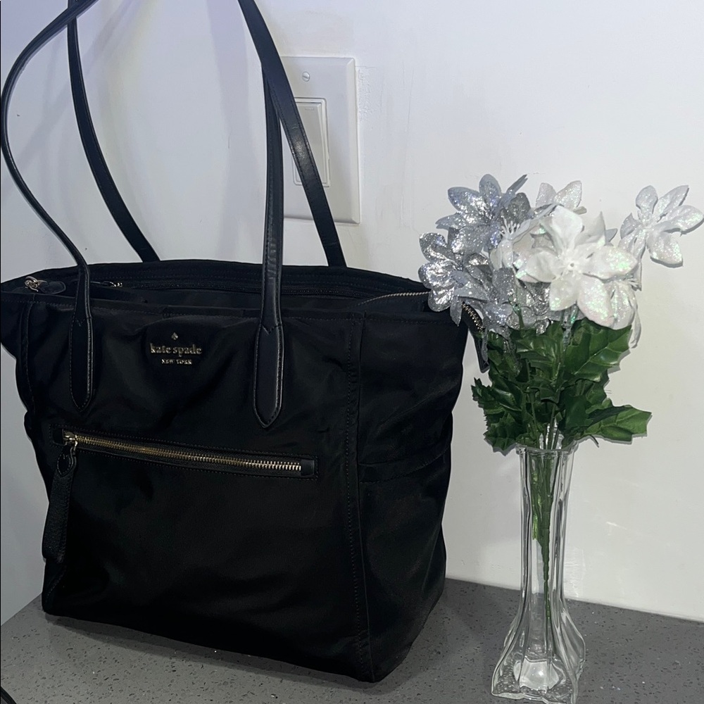 Kate Spade Black Nylon Tote